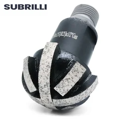 SUBRILLI D50 Segmented Diamond Round Grinding Head Mushroom Head Abrasive Tool For Inner Circle & Flowerpot Arc Grinding 1/2Gas