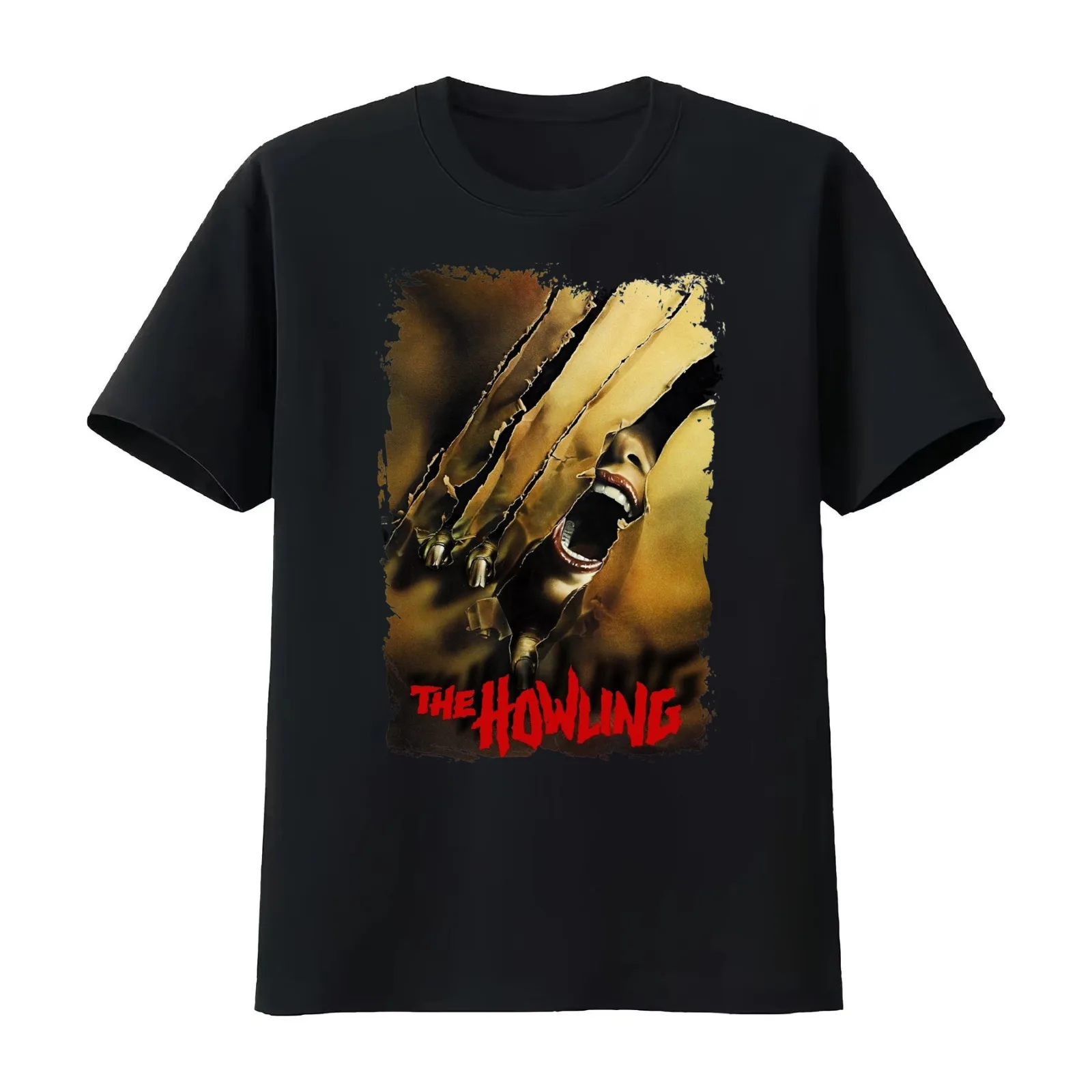 The Howling (Grunge) T-Shirt Summer Casual Cotton Tee Oversized Streetwear Tops Vintage Graphic Print Loose Fit Short Sleeve