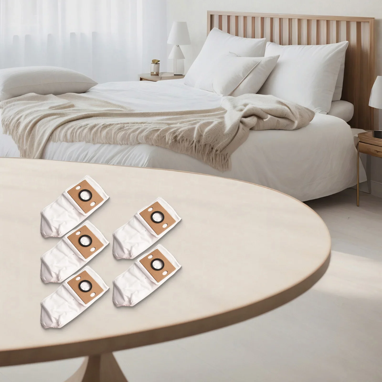 

Replacement Dust Bags for ILIFE For V9 Pro Self Emptying Robot Vacuum Cleaner 5 Pack with Advanced Filtration System