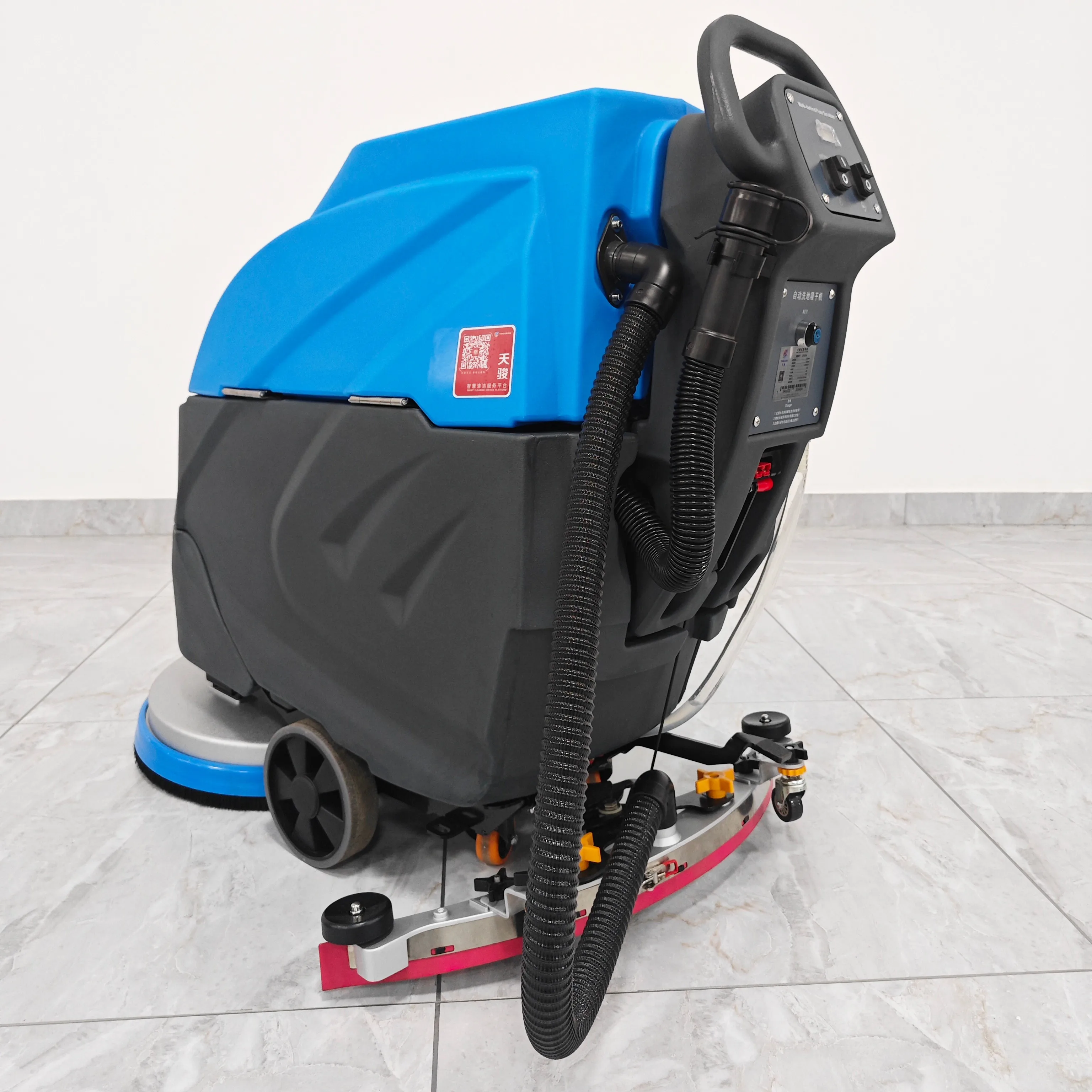 CleanHorse Fast Shipping Hand Push Marble Autonomous Floor Washer Scrubber Cleaning Machine