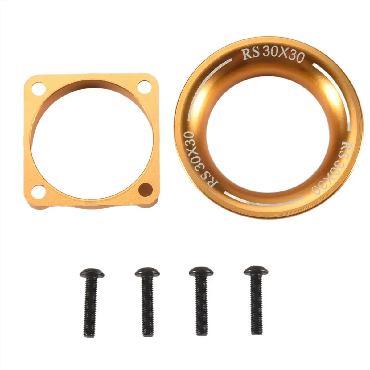 ABPF 30X30 Cooling Fan Cover Air Cooling Channel for 540 550 3650 Motor/ESC Heatsink 1/10 1/8 D3 D4 RC Car,3