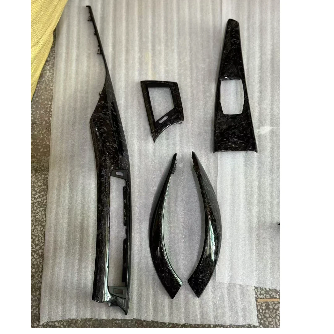 For BMW 3 Series F30 F32 F34 F36 M3 F80 M4 F82 F83 real carbon fiber Forged panel trim Door sill center console replacecment