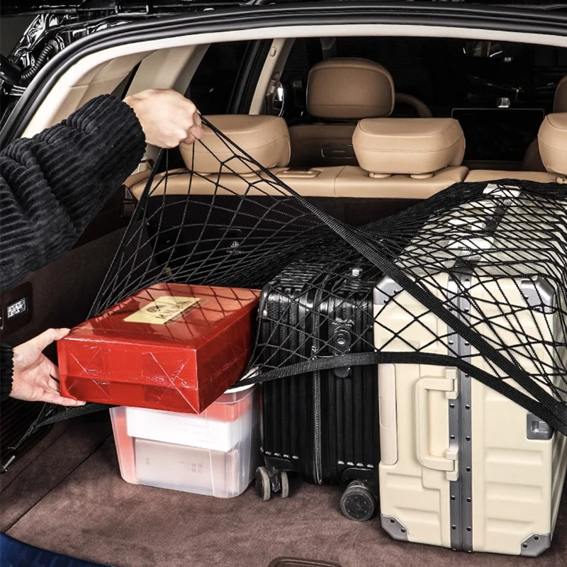 For Aito M5 M7 M9 Car Trunk Luggage Storage Net Bag Accessories