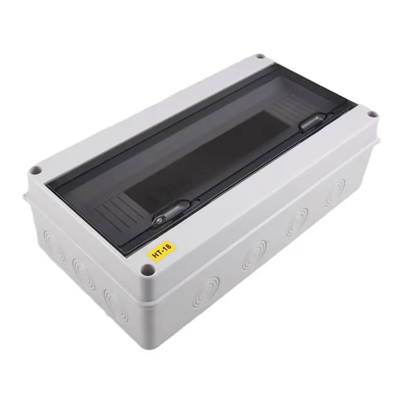 BAAJ-HT Series Junction Box 18WAY IP65 Waterproof Distribution Box Outdoor Plastic Electrical With Lock Piece For Circuit Breake