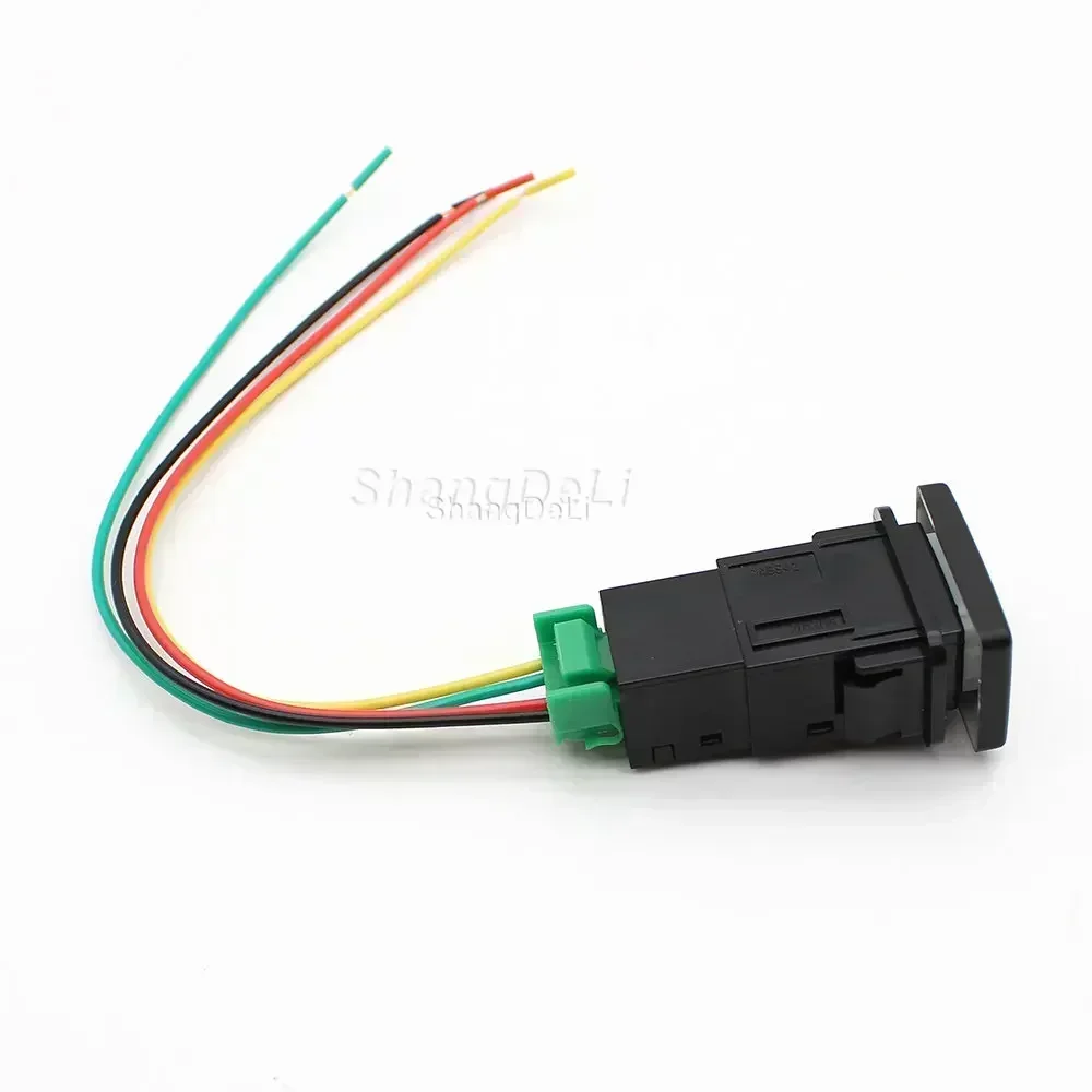 1Pc Orange LED Light Power On Off Steering Wheel Heat Switch Button For Mitsubishi Outlander Eclipse Cross Pajero Sport triton