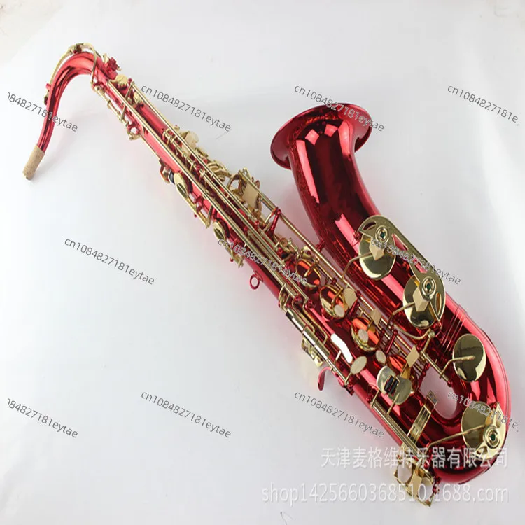 

MTS-290 Alto-B saxophone with red lacquered gold keys