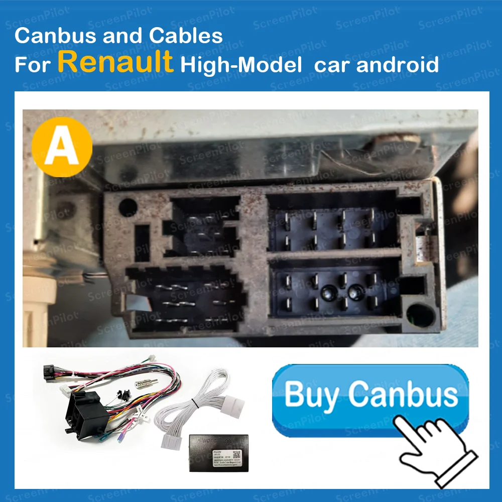 Canbus and Cable For Renault High-Model car android