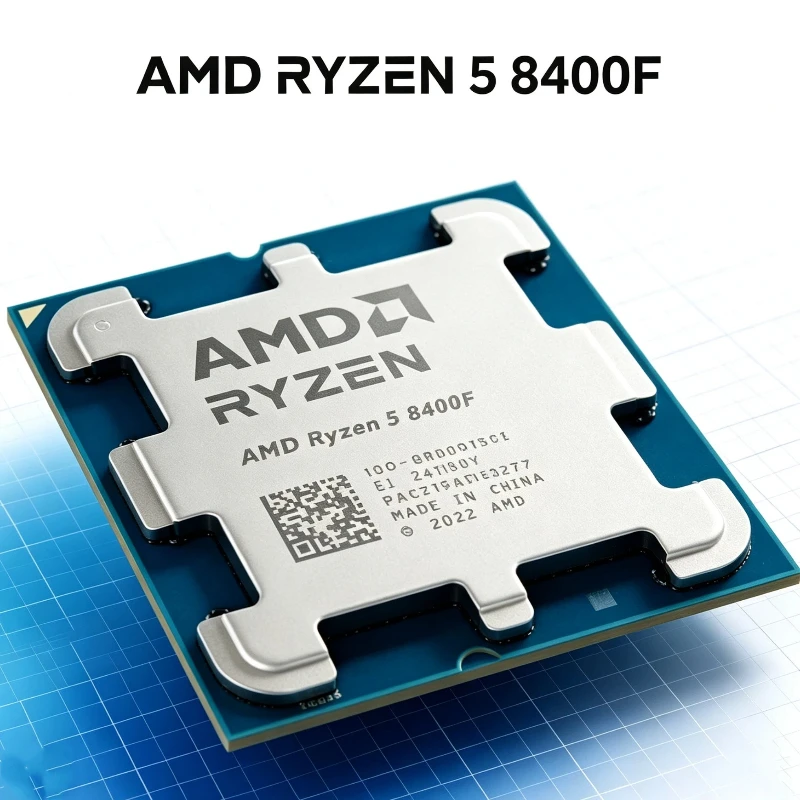 AMD Ryzen 5 8400F Processor 6‑Core 12‑Thread 4.2GHz Socket AM5 Support DDR5 No iGPU Without Cooler For AM5 Mainboard