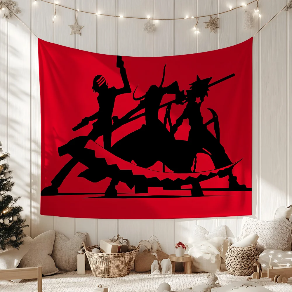 Anime S-Soul Eater flag Decorative Banners Suitable For Outdoor Camping Family Parties And Garden Walls Gift