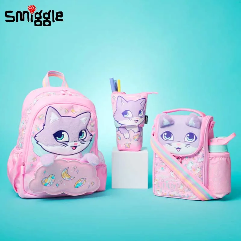 

In Stock Genuine Australia Smiggle School Bag Children Stationery Set Student Backpack Wallet Student Gif
