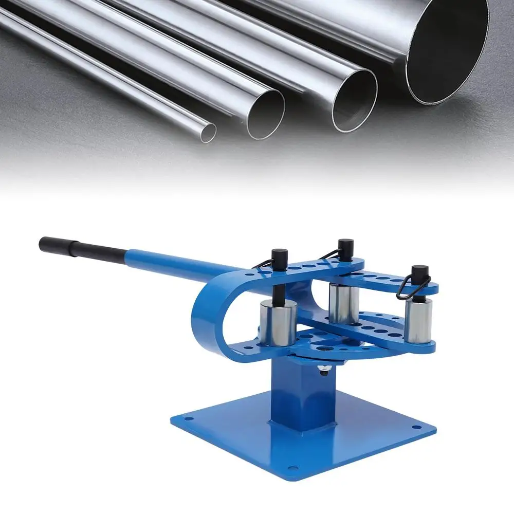 طقم ثني الأنابيب المدمجة شديدة التحمل مع 7 قوالب 1-3 بوصة أنابيب معدنية Bendingo