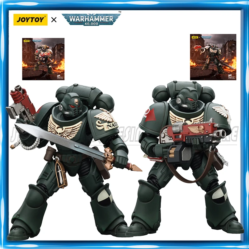 

[Предзаказ] JOYTOY Warhammer 40K 1/18 Фигурка Dark Angels Intercessors Brother Nadael Asharr фигурки игрушки