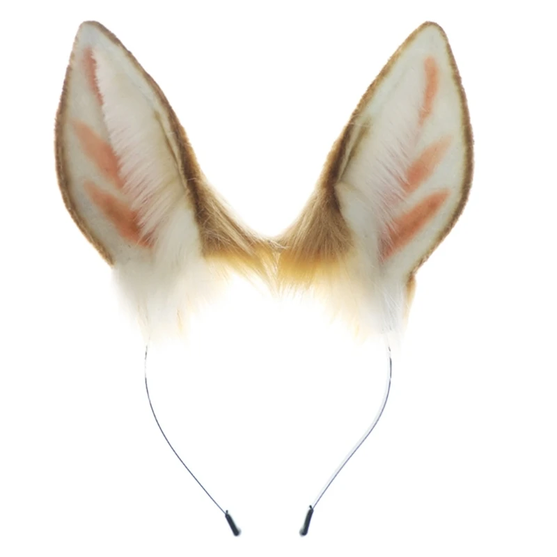 

Deer Ears Deer Handmade Animal Furry Deer Headbands Hair Hoop for Live Shows