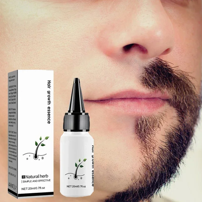 Fast Hair Growth Serum Beard Oil Axillary and Chest Hair Regrowth Fluid Longer Thicker Preventing alopecia Anti-Hair Loss