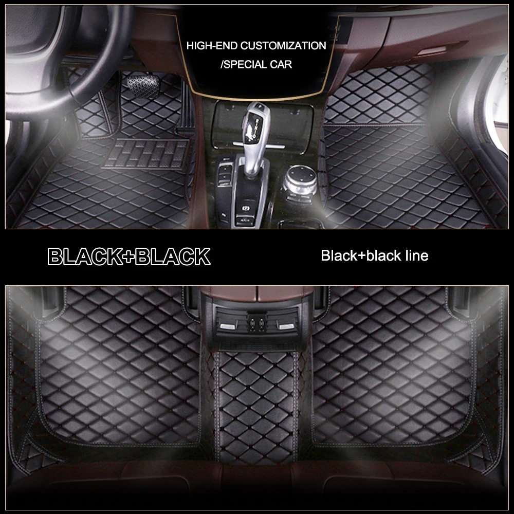 Car Floor Mats For Mercedes E-220 d T- Modell ( W 213 ) 2017 Leather Waterproof Accessories  Cover Auto Carpets Floor Liners