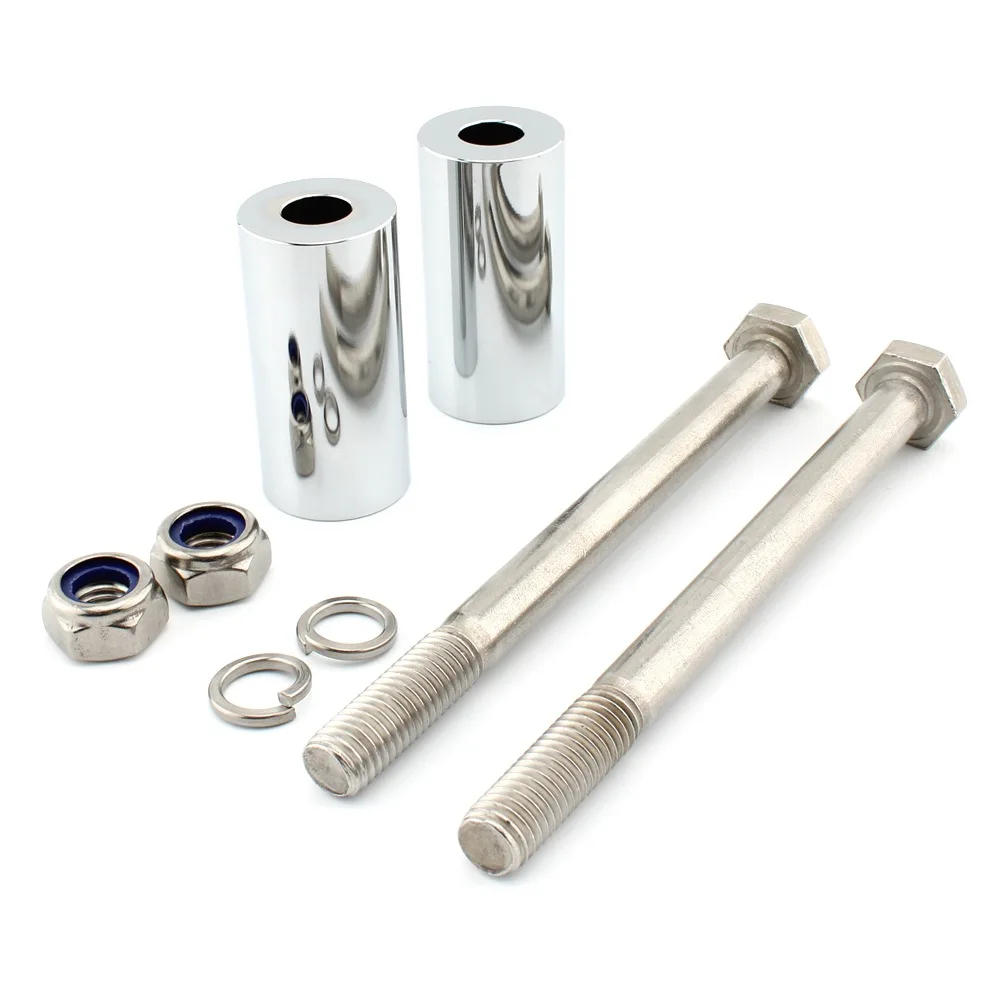 Motorcycle Chrome Handlebar Risers handlebar height increase For Kawasaki Vulcan 1500 800 1600 VN750 VN2000 EN500 Classic Nomad