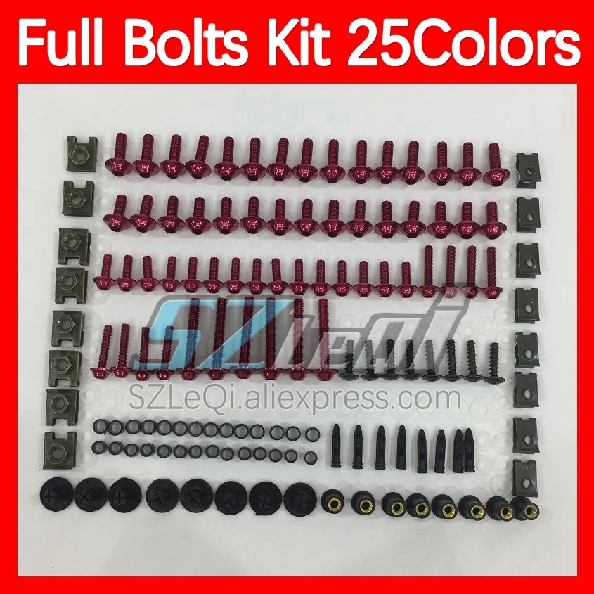 Fairing Bolts Full Screw Kit For HONDA CBR250RR MC22 CBR 250RR 1990 1991 1992 1993 94 95 96 97 98 99 Body Bolt Screws Nuts 268ps