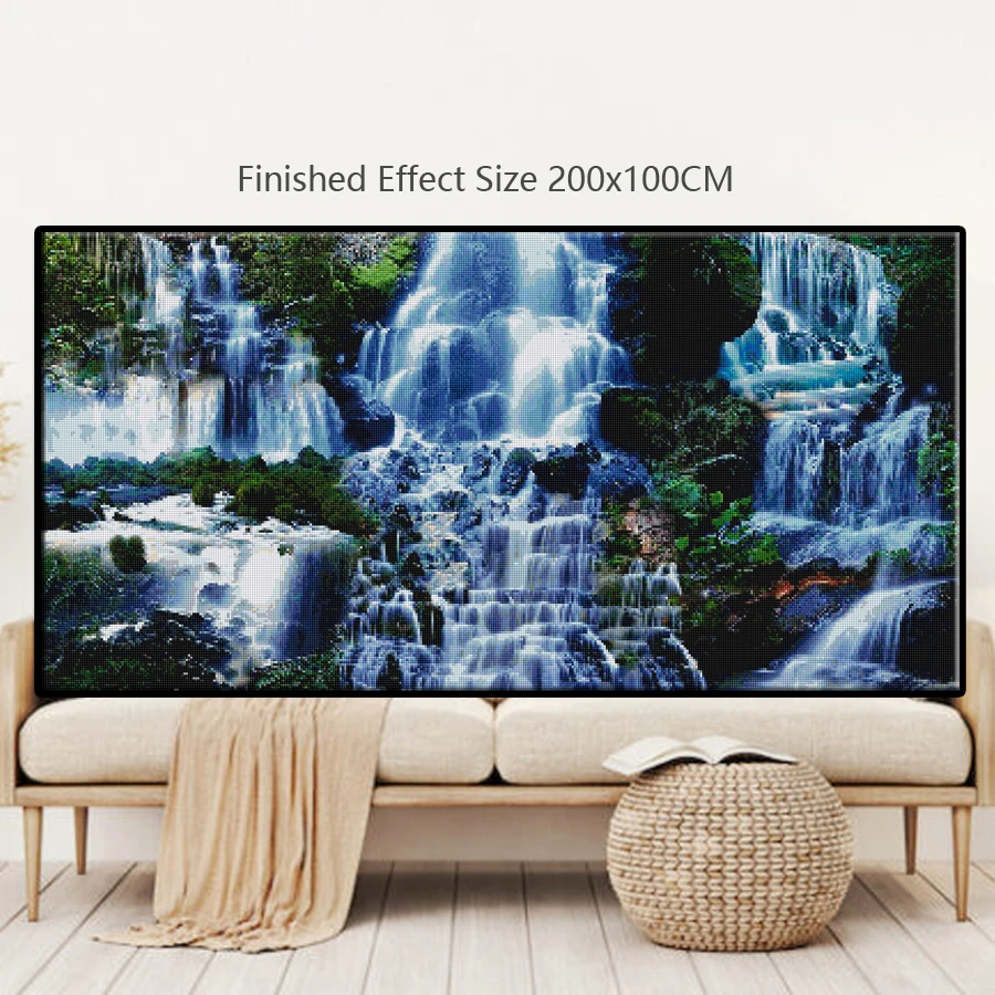 5d Diy Mosaic Art Natural Scenery Large Diamond Painting New Collection 2022 City Landscape Mosaic Embroidery Picture AA3869