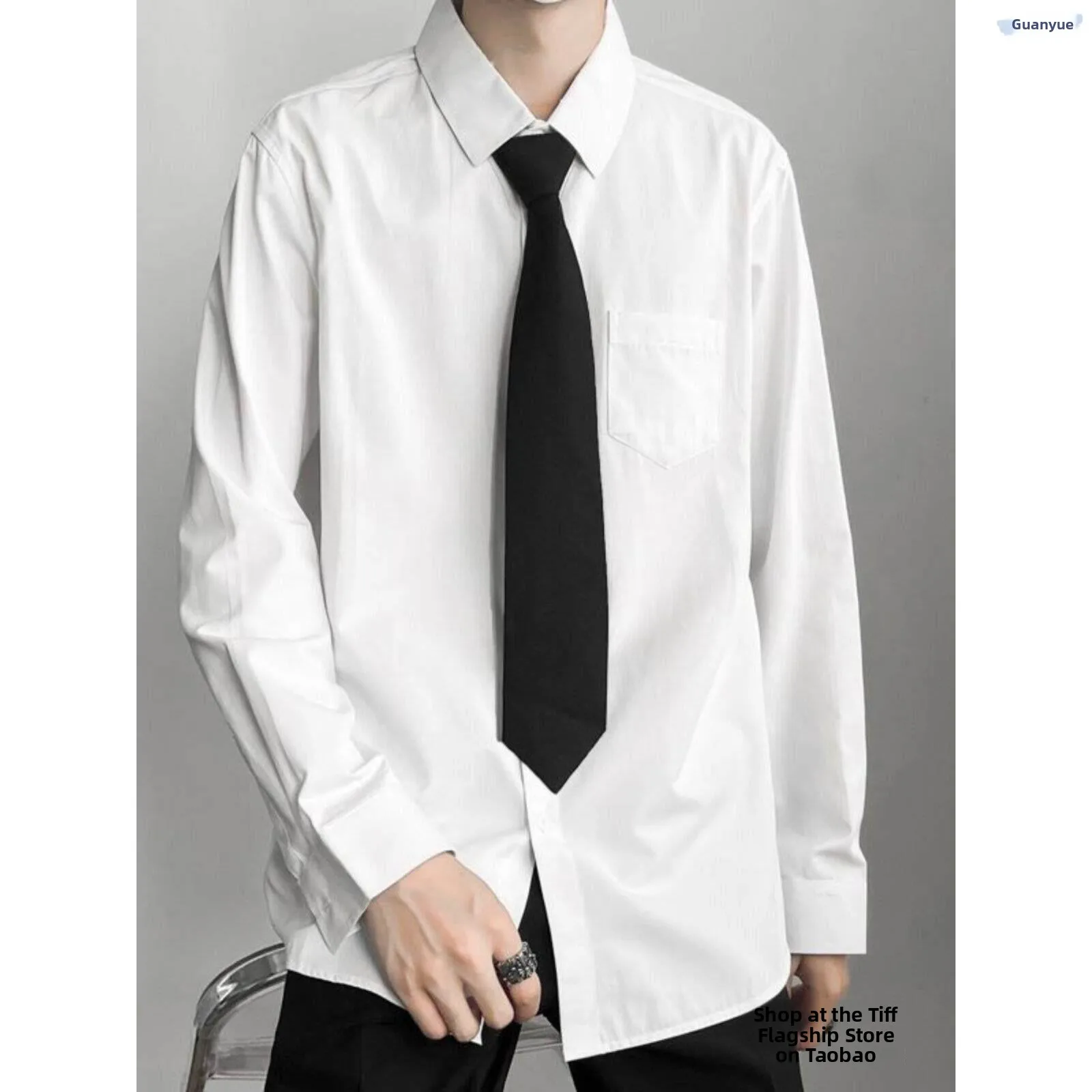 卒業写真-ブラックタイ-メンズ-レディース-インナーネクタイ-ユニセックス-夏-jk-スクールスタイル-薄いネクタイ-ファッションアクセサリー