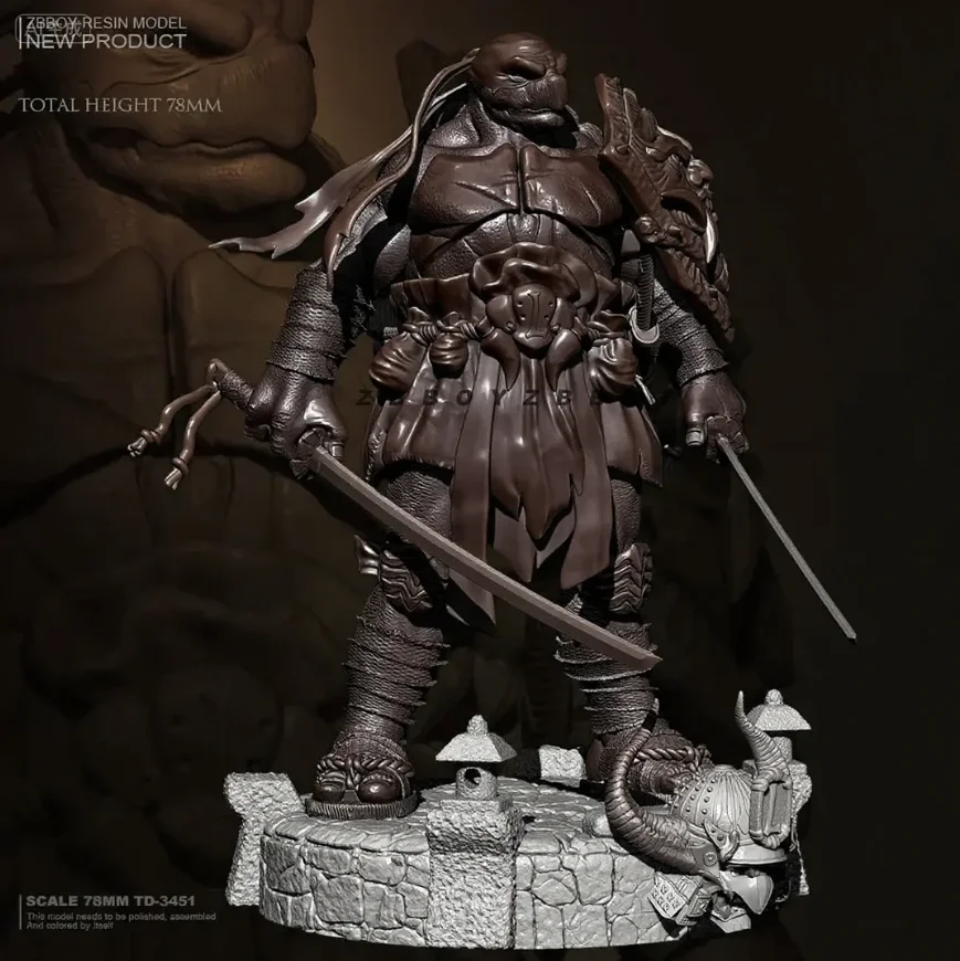 

78mm Resin model kits colorless and self-assembled TD-3451