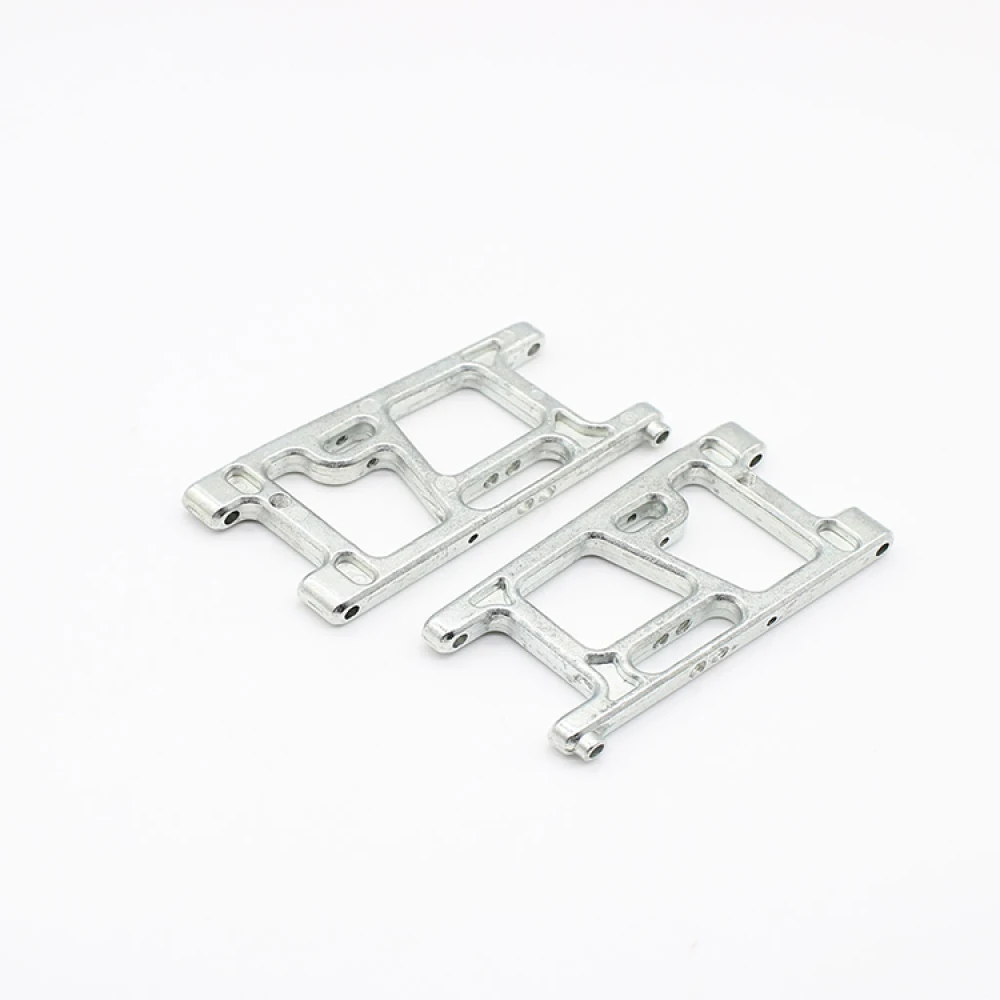 Brazo de suspensión inferior delantero de aleación de 2 uds para piezas de modificación de coche Q146 RC