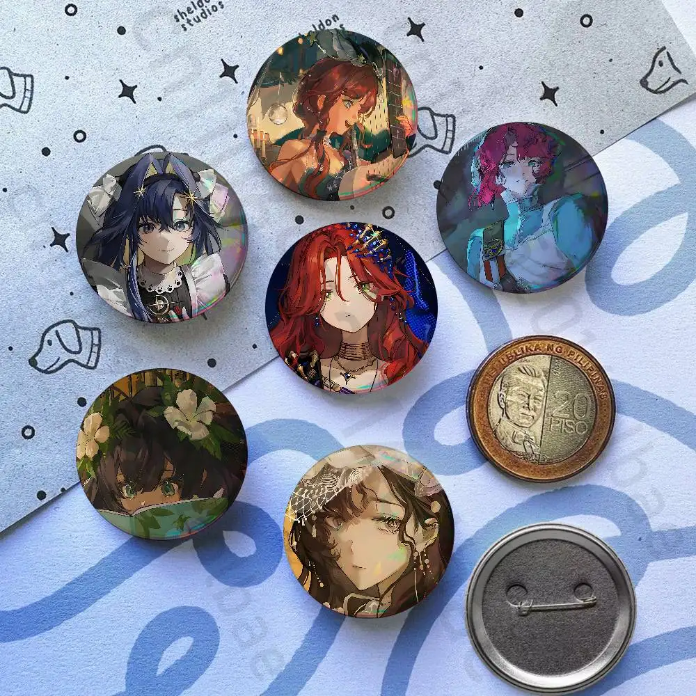 

R-Reverse 1999 Game 25mm 75mm 44mm 58mm 32m Coin Badges Personalized Handmade Round Brooches Pins Accessory