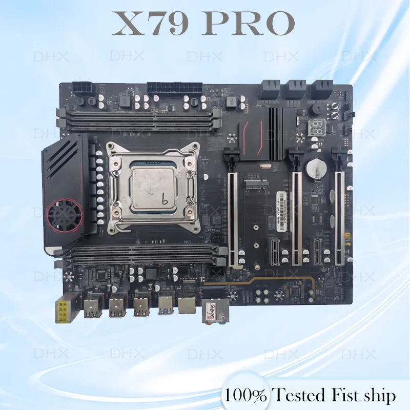 For JGINYUE X79 PRO LGA 2011 DDR3 PCI-E 3.0 128GB ATX Desktop Motherboard Tested Full work be  Fast Ship