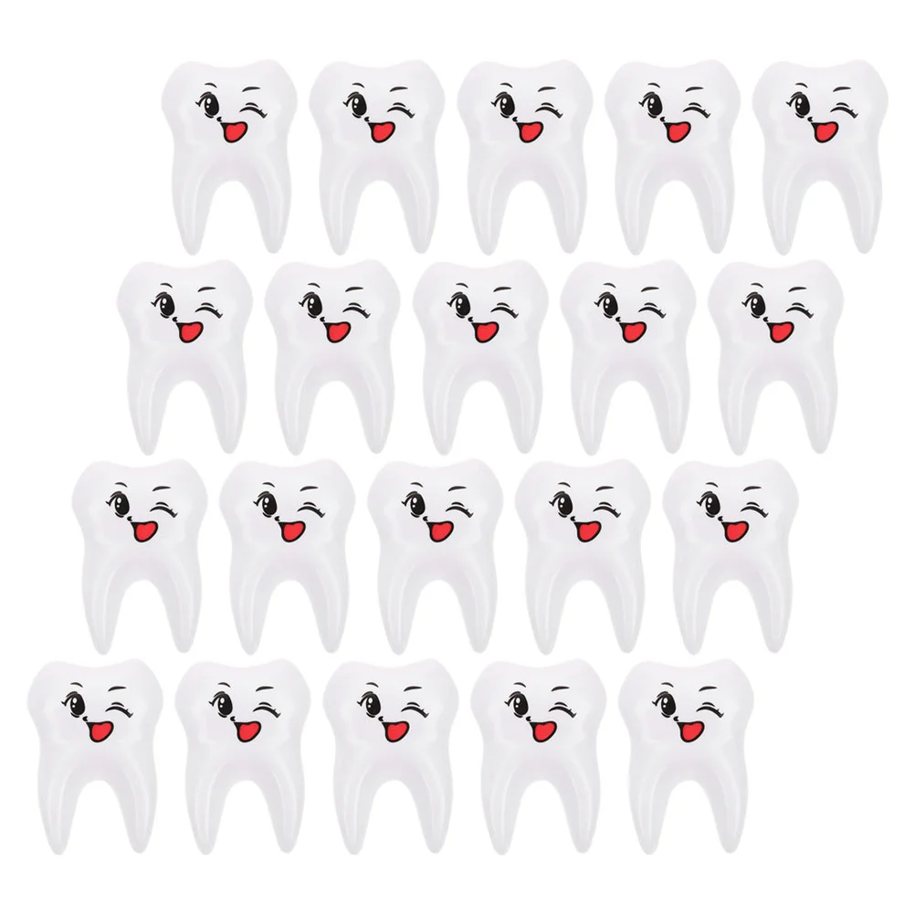 20 Pcs Early Education Brushing Toys Fake Teeth Model Tooth Small Component Child