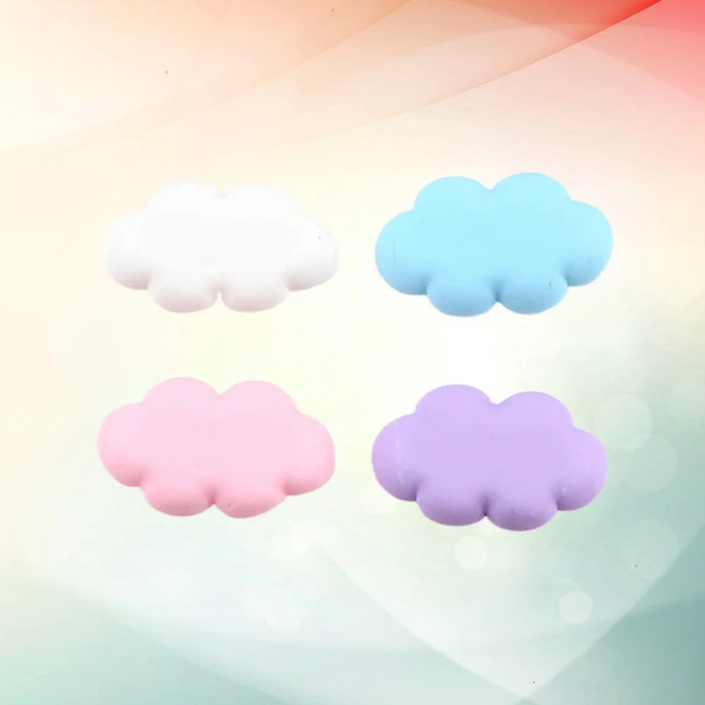 100 stuks Cartoon Cloud Accessoires Hars DIY voor Smartphone Etui Zacht Niet Giftig Leuke Cloud DIY Decoratie