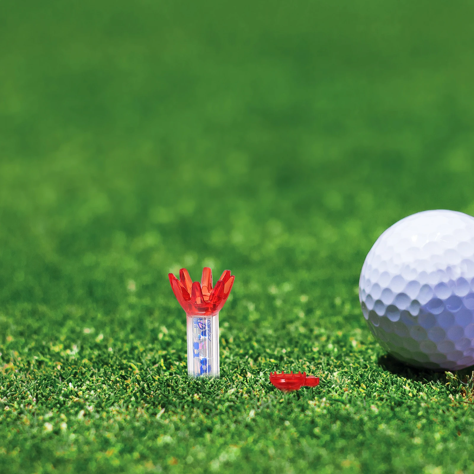 

2pcs Tees Reusable Wear-Resist Flexible Plastic Tees For Training Practice Golf Ball Base Support Stand Small Golf Holder