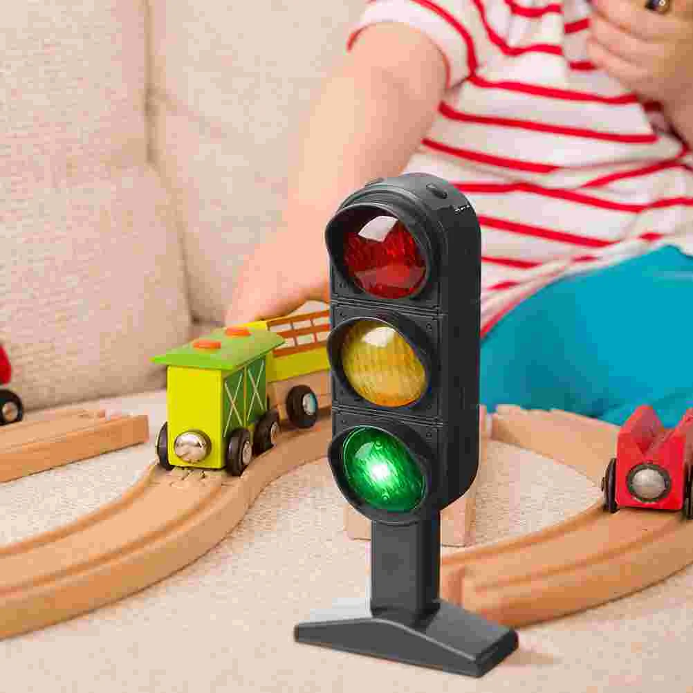 3 Pcs Traffic Light Kids Gift Signs for Signal Toy Crosswalk Toys Educational Model Children’s