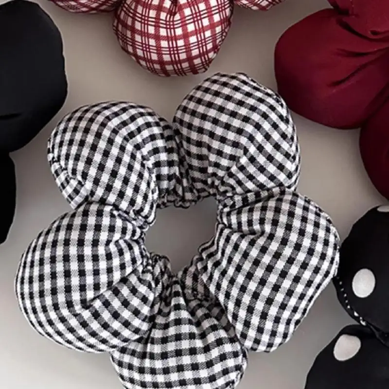 652F Oversized Hair Scrunchies Oversized Flower Hair Scrunchy Elastic Hairpieces Hair Rope Lady Hair Decoration