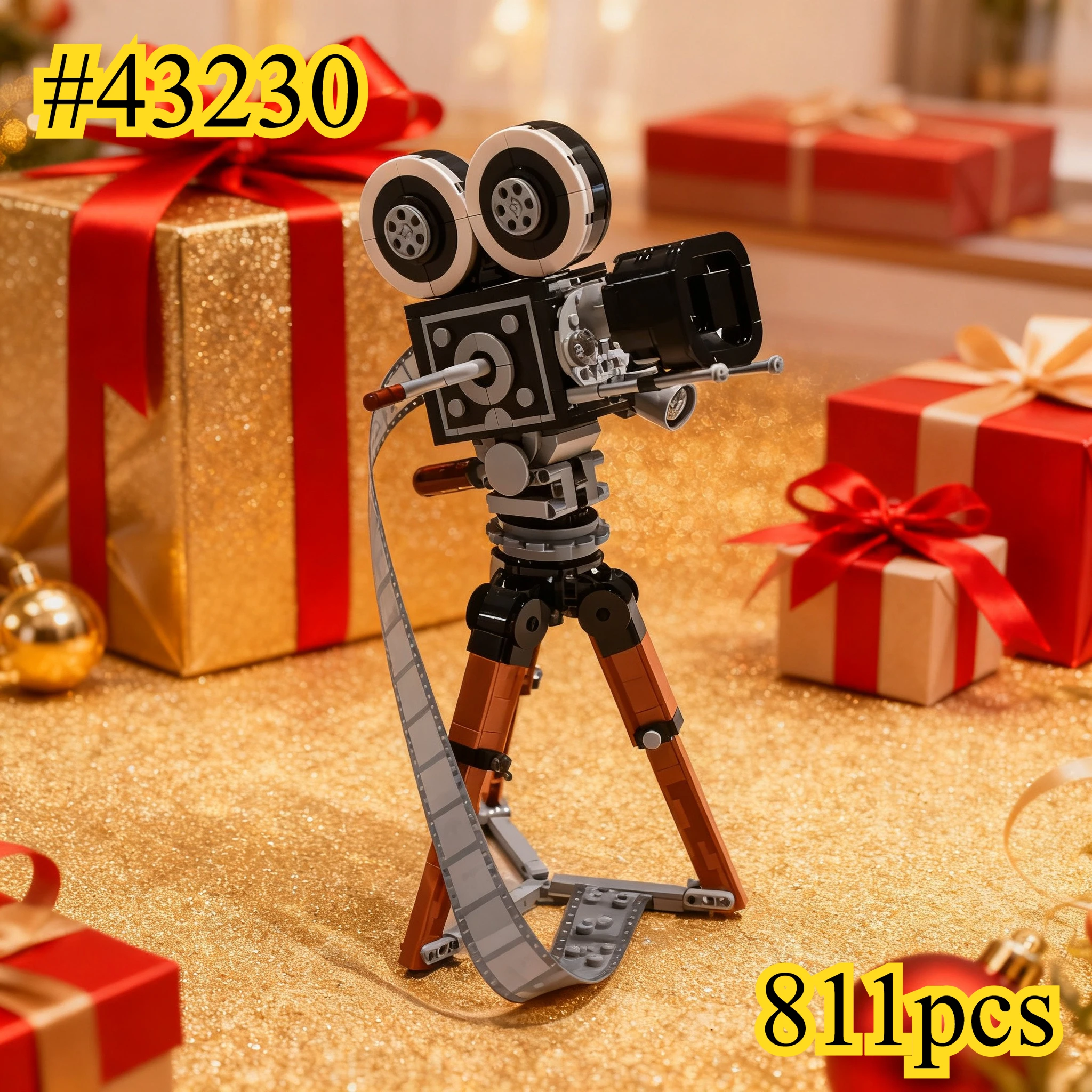 フィルムカメラ 43230 ビルディングブロックセット レゴ互換粒子と互換性あり クリスマスギフトに最適 811個