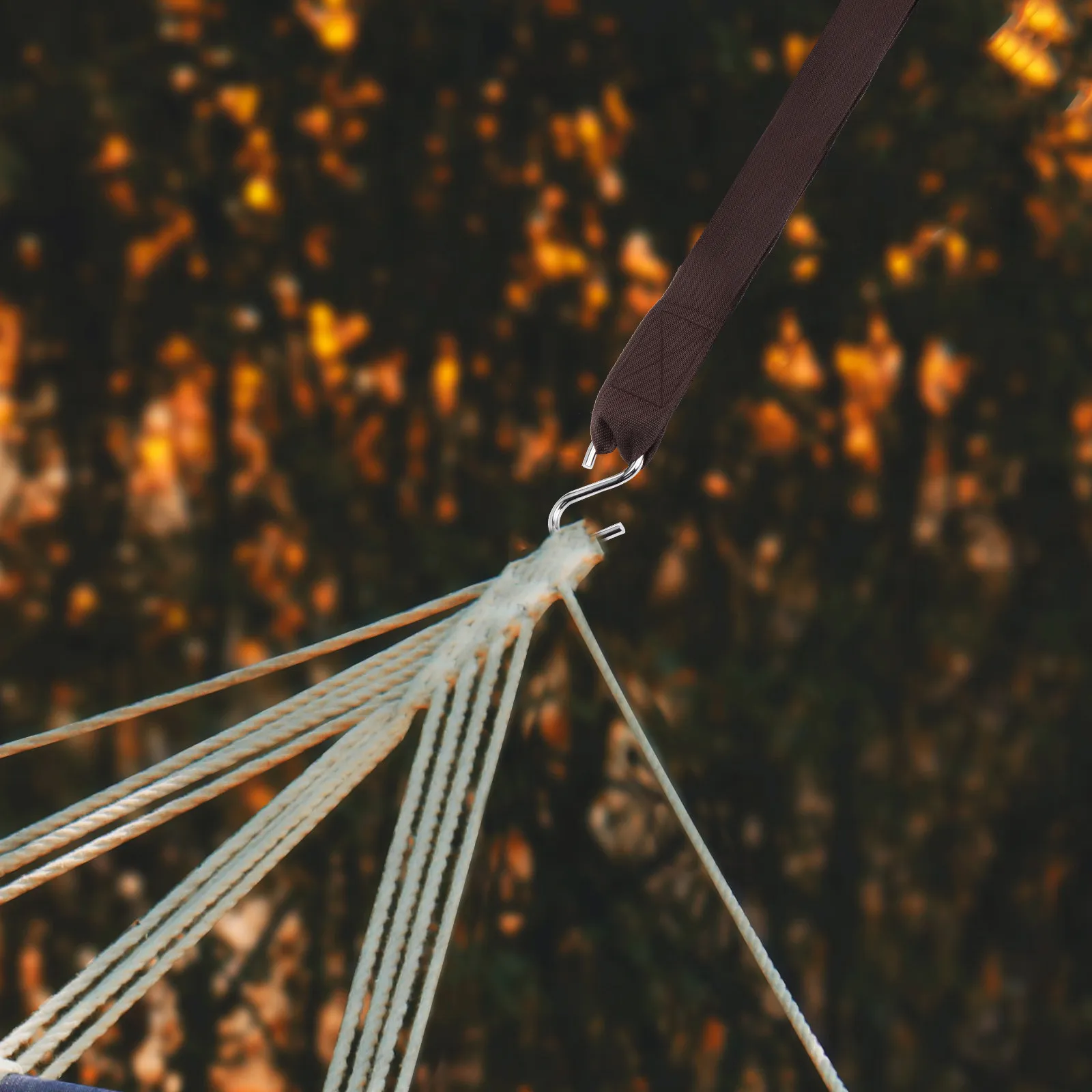 

Комплект из 4 крепежных ремней для гамака с прочными крюками из сплава, высокой грузоподъемностью для подвесных конструкций