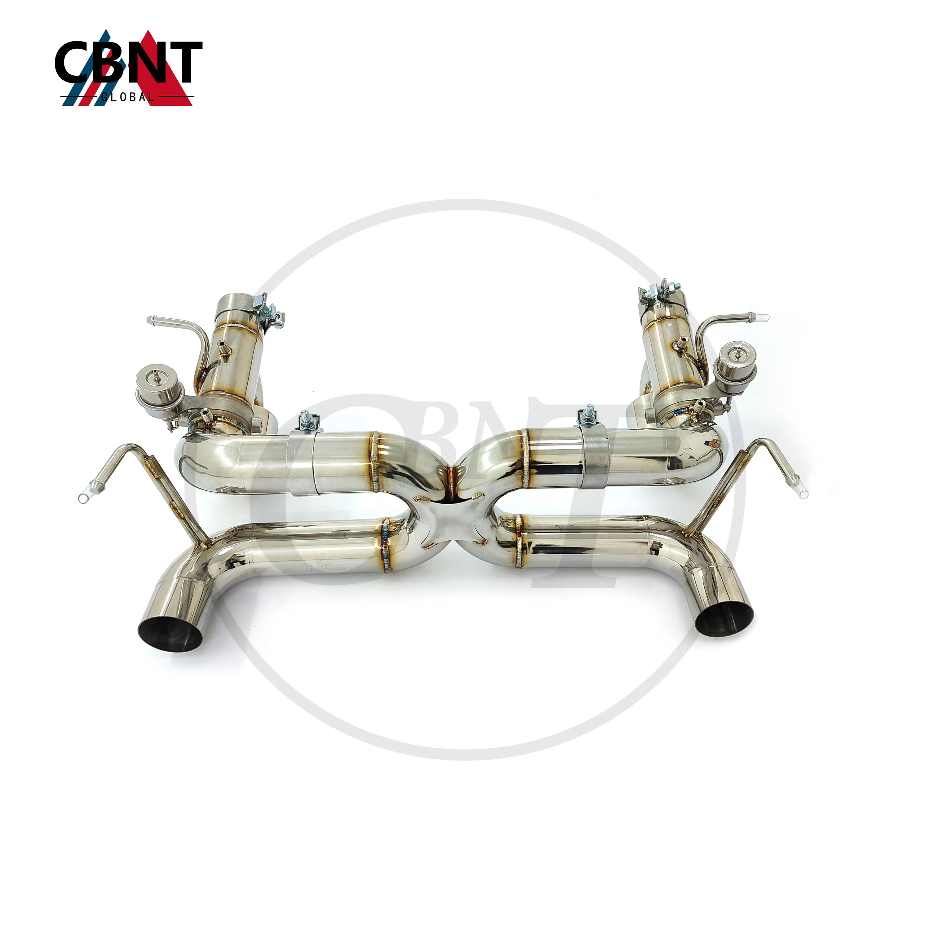 

Выхлопная система CBNT Valvetronic Axleback X Pipe для Ferrari F8 Spider Tributo 3.9T V8, нержавеющая сталь, спортивный глушитель