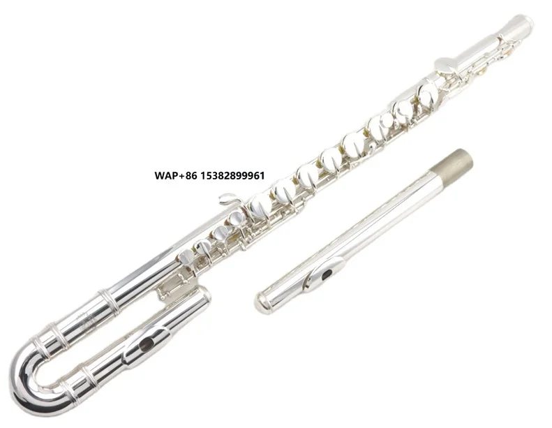 

Professional Level Alto Flute Silver Plated G Tone