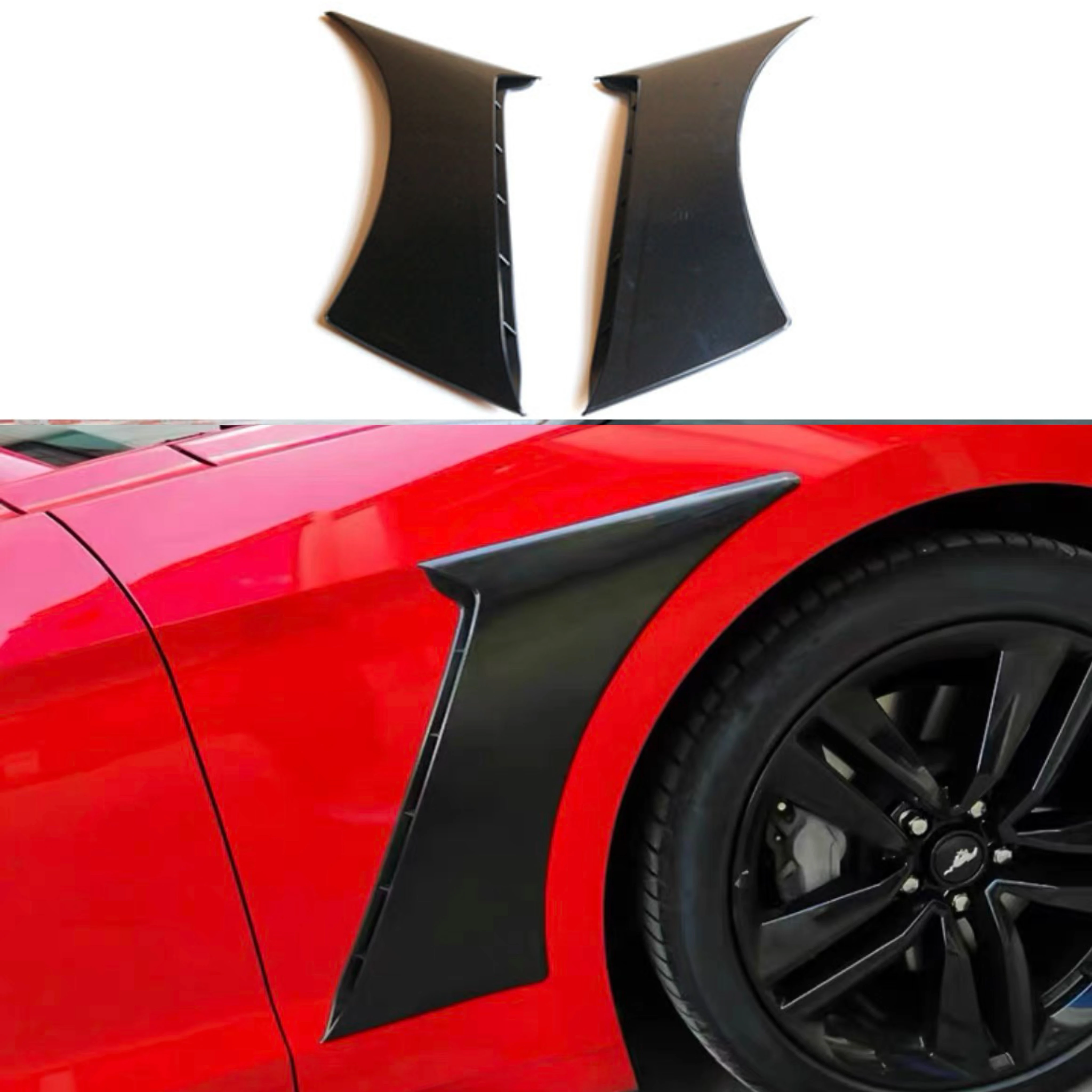 front-side-fender-door-scoops-plate-compatible-with-mustang-car-for-fender-scoops-cover-for-mustang-accessories-2015-2020