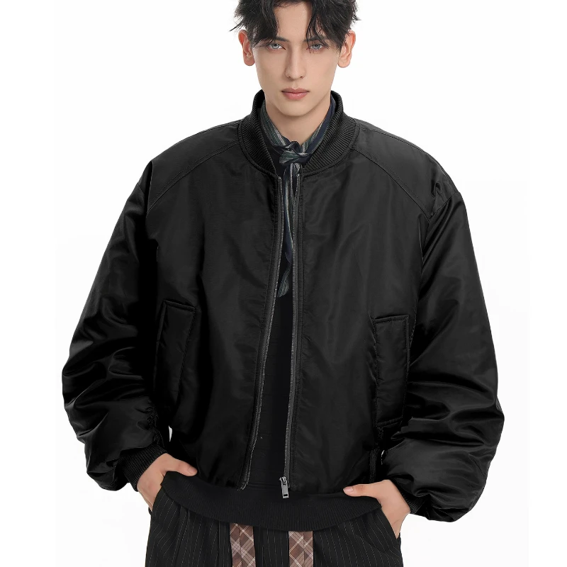 2025 inverno masculino novo estilo americano destacável jaqueta parkas masculino elegante na moda outerwear casacos masculino bonito moda parkas