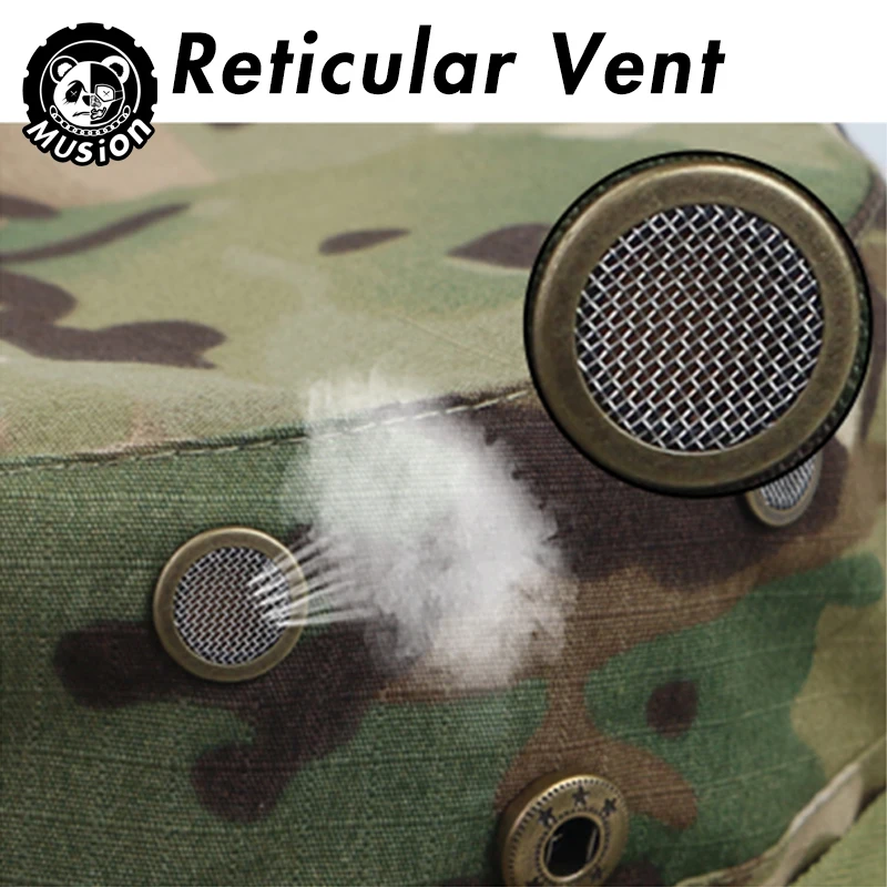 Musion التمويه واسعة الحواف قبعة بالاكلافا مجموعة الرجال في الهواء الطلق ظلة Boonie قبعة صياد قبعة الصيد الشمس حماية قبعة #3