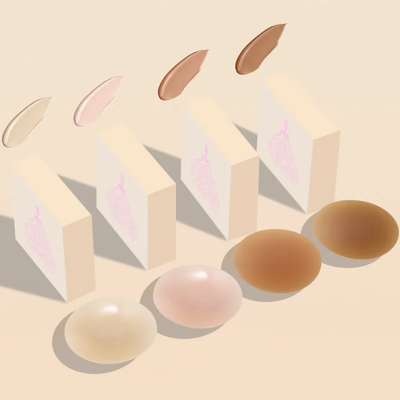 Ультратонкий чехол для сосков для сосков - липкие клейкие силиконовые чехлы для сосков - многоразовые пастообразные накладки на соски для женщин