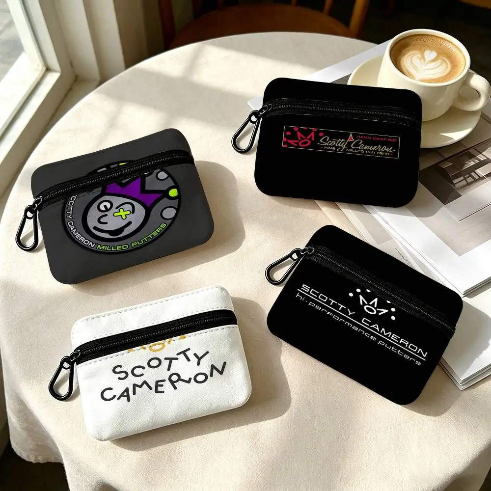 Brand S-cotty C-a-meron Fashion  Daily Carry Oxford Fabric Small Coin Purse Multi-use Storage Pouch For Keys Cards Coins