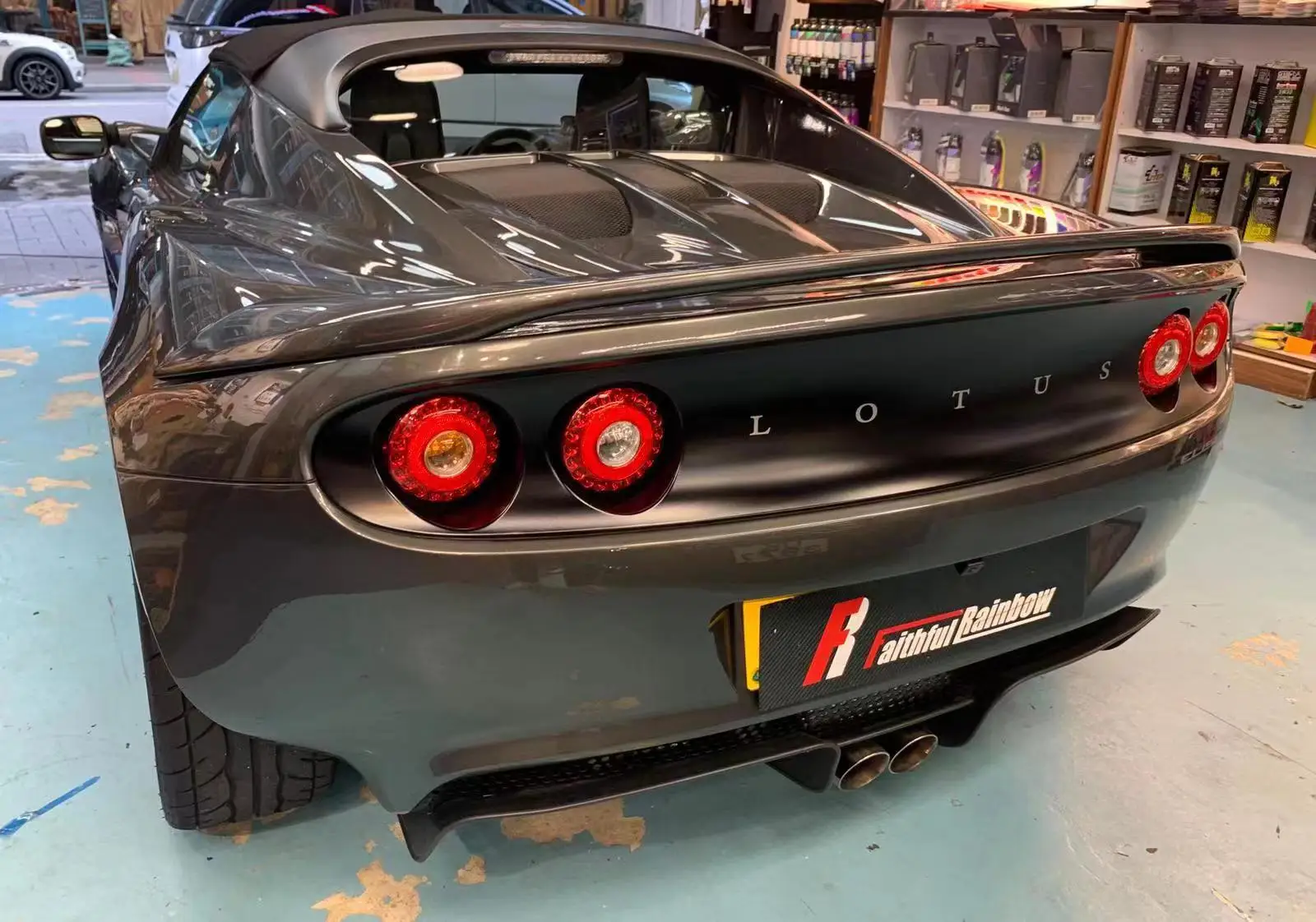 جناح سبويلر خلفي من ألياف الكربون الحقيقية مناسب لـ Lotus Elise #4