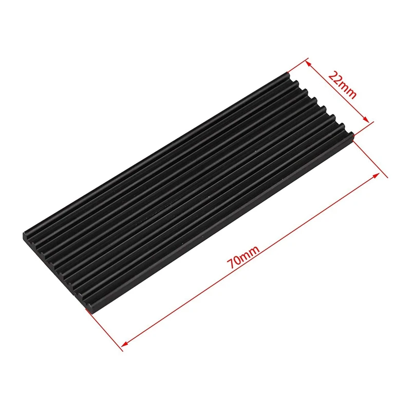 Dissipateur thermique en aluminium avec coussin de refroidissement, pour NVcloser NGFF M.2 2280 PCIE SSD