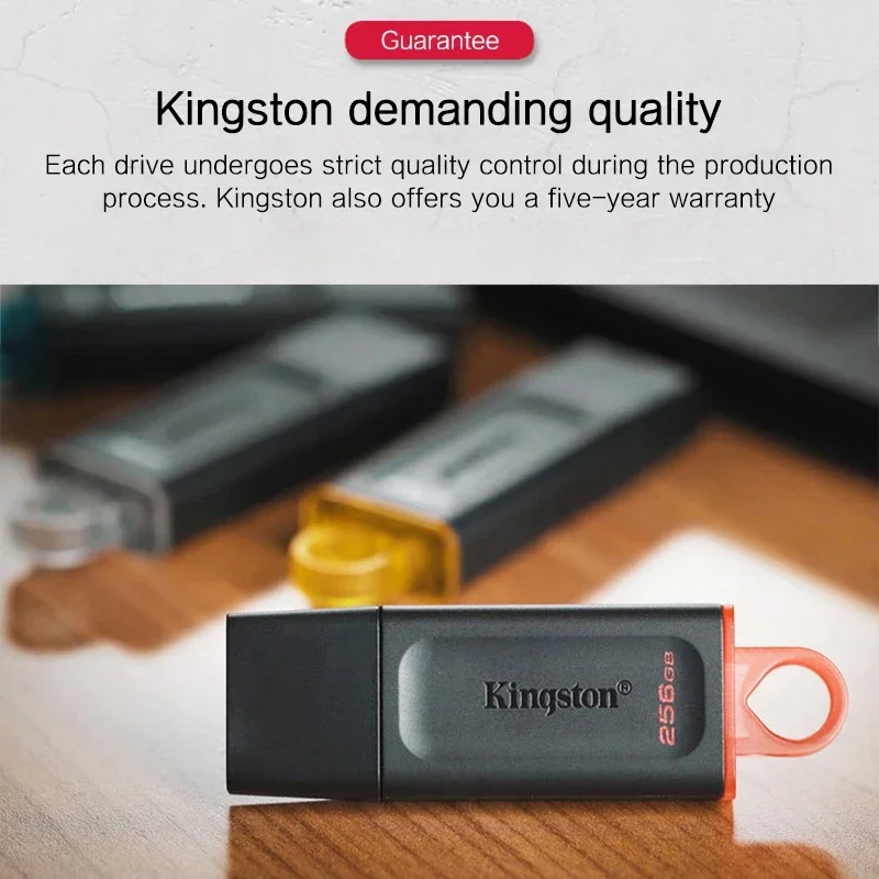 Kingston Pen Drive USB Flash Drives DTX Pendrive 32GB 64GB 128GB 256GB CLE USB 3.2 Flash Disk Mini Key Memory Stick 3.0