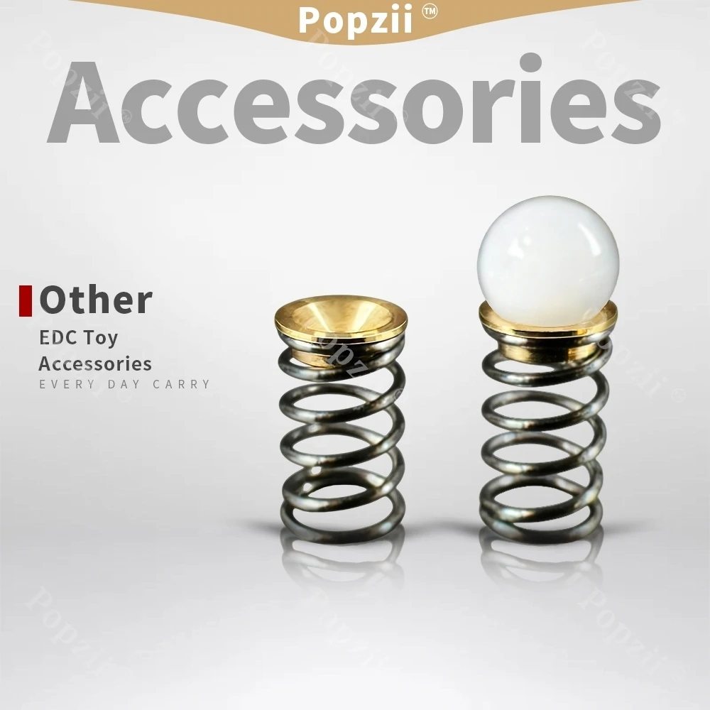 Fidgeting Toys Accessories Push Slider EDC DingDing Push Slider Debugging Top Accessory Suitable for 2.8mm-3mm Springs