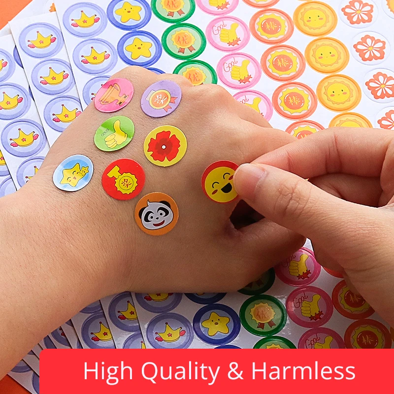 4000pcs Reward Stickers for Kids Children Potty Training Motivational Child Cute Animals Stationery Sticker