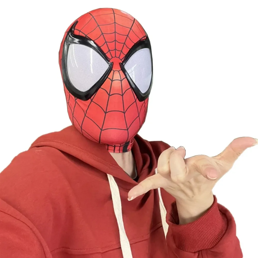 Máscara de Spider-Man 3D 1:1 con Faceshell y Lentes, Hecha a Mano, para Cosplay de Superhéroe, Restauración de Películas
