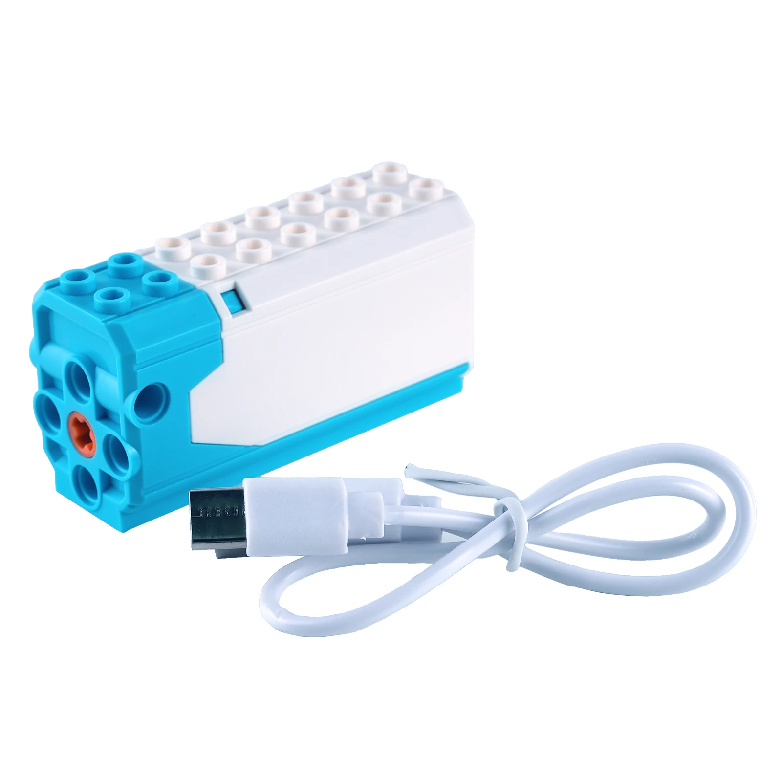 Rechargeable Technical Motor For Building Blocks MOC Technology Modified Power Integrated Speed Adjustable Motor Toys Xmas Gift