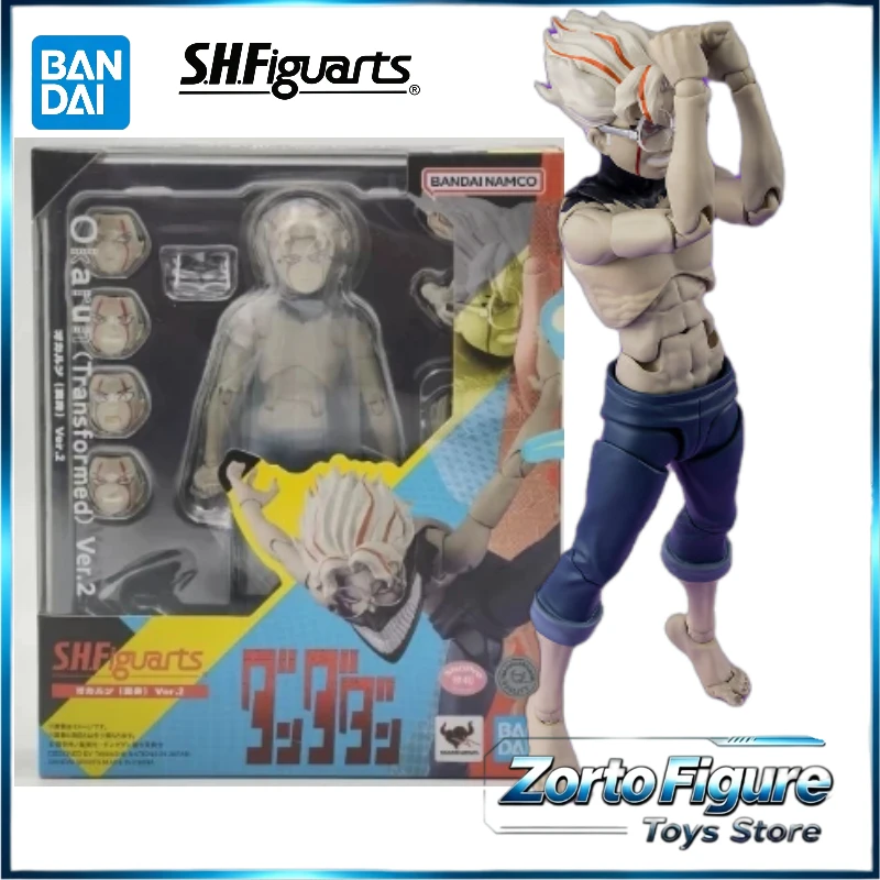 In Stock Bandai SHF Dandadan Okarun Takakura Ken Transformed Ver.2 Anime Articulated Action Figure Collectible Model Toys Gift