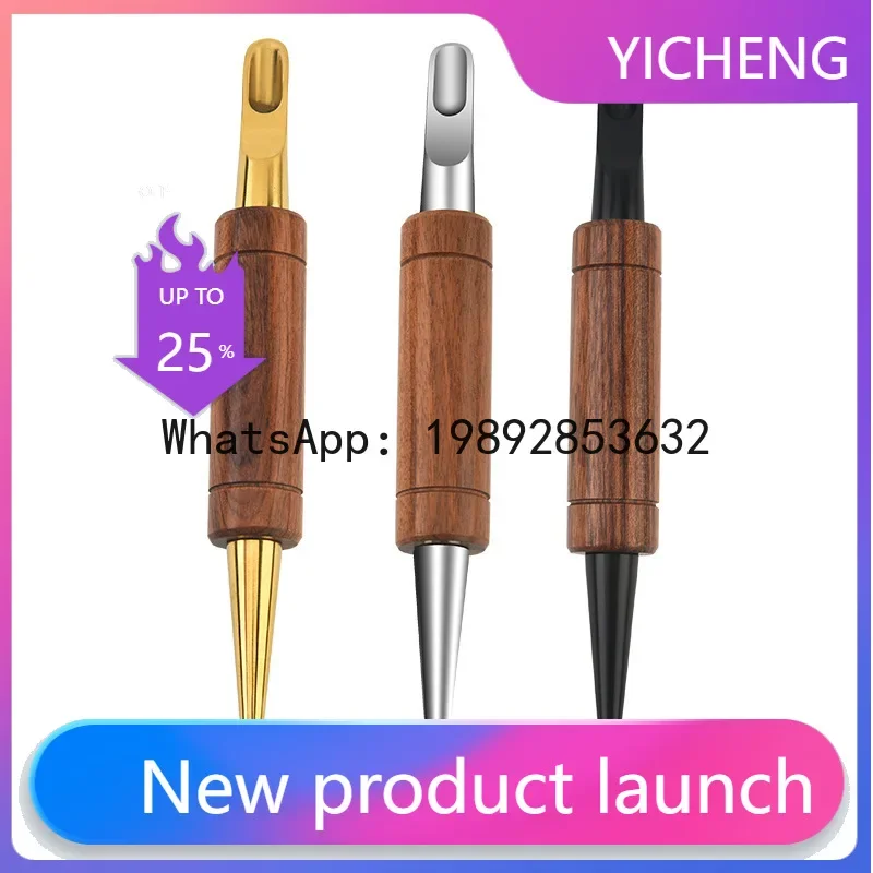 A5.14 Coffee latte art needle stainless steel carved needle solid  carved stick latte coffee crochet needle fancy latte art pen
